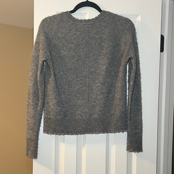 Autumn Cashmere Gray Crew Neck Cashmere Sweater size Small - Picture 9 of 15